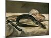 Anguille et rouget-Eel and mullet, 1864 Canvas, 38 x 46,5 cm R. F.1951-9.-Edouard Manet-Mounted Giclee Print