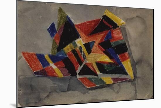 Angular Forms; Winklige Formen-Auguste Macke-Mounted Giclee Print