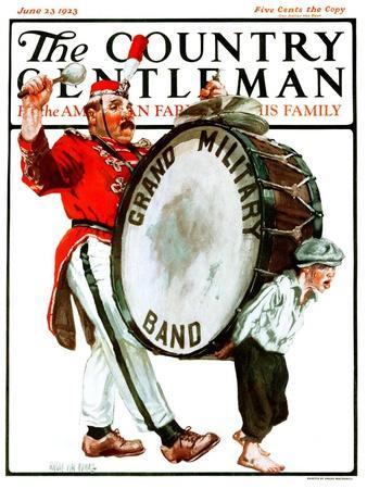 "Grand Military Band," Country Gentleman Cover, June 23, 1923