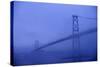 Angus Mcdonald Bridge in Nova Scotia-Paul Souders-Stretched Canvas