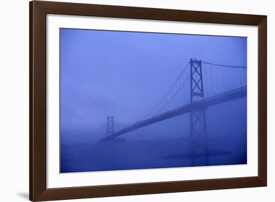 Angus Mcdonald Bridge in Nova Scotia-Paul Souders-Framed Photographic Print