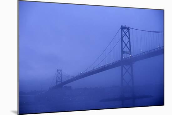 Angus Mcdonald Bridge in Nova Scotia-Paul Souders-Mounted Photographic Print