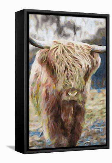 Angus-Denise Brown-Framed Stretched Canvas
