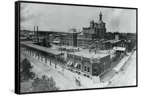 Anheuser Busch Brewery-null-Framed Stretched Canvas