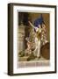Anheuser-Busch Toasts Christopher Columbus with Beer-null-Framed Giclee Print