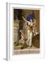 Anheuser-Busch Toasts Christopher Columbus with Beer-null-Framed Giclee Print