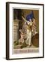 Anheuser-Busch Toasts Christopher Columbus with Beer-null-Framed Giclee Print