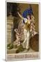 Anheuser-Busch Toasts Christopher Columbus with Beer-null-Mounted Giclee Print