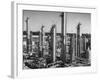 Anhydrous Ammonia Producing Chemical Plant-null-Framed Photographic Print