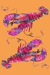 Lobsters on Orange-Ania Zwara-Photographic Print