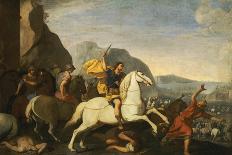 Saint James at the Battle of Clavijo-Aniello Falcone-Giclee Print