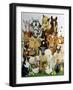 Animal Allsorts-Pat Scott-Framed Giclee Print