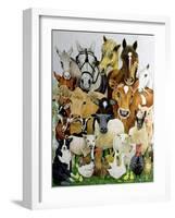 Animal Allsorts-Pat Scott-Framed Giclee Print