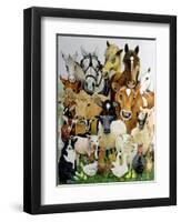 Animal Allsorts-Pat Scott-Framed Premium Giclee Print