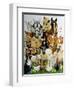 Animal Allsorts-Pat Scott-Framed Premium Giclee Print