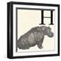 Animal Alphabet - H-The Vintage Collection-Framed Giclee Print