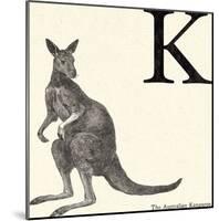 Animal Alphabet - K-The Vintage Collection-Mounted Giclee Print