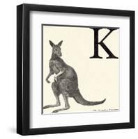 Animal Alphabet - K-The Vintage Collection-Framed Giclee Print