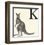 Animal Alphabet - K-The Vintage Collection-Framed Giclee Print