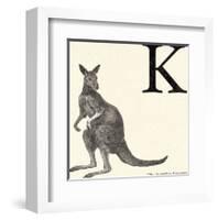 Animal Alphabet - K-The Vintage Collection-Framed Giclee Print