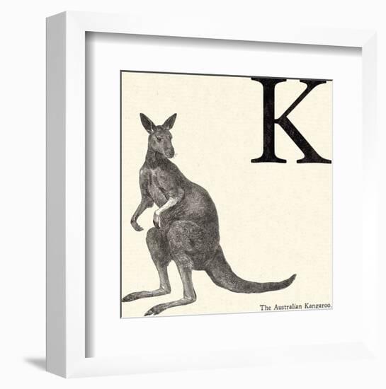 Animal Alphabet - K-The Vintage Collection-Framed Giclee Print