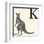 Animal Alphabet - K-The Vintage Collection-Framed Giclee Print