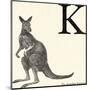 Animal Alphabet - K-The Vintage Collection-Mounted Giclee Print