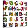 Animal Alphabet-chaikades-Stretched Canvas