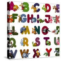 Animal Alphabet-chaikades-Stretched Canvas