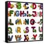 Animal Alphabet-chaikades-Framed Stretched Canvas