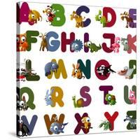 Animal Alphabet-chaikades-Stretched Canvas
