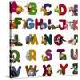 Animal Alphabet-chaikades-Stretched Canvas