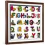 Animal Alphabet-chaikades-Framed Premium Giclee Print