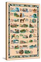 Animal Alphabet-null-Stretched Canvas