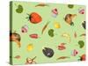 Animal And Vegetable-Sarah Thompson-Engels-Stretched Canvas