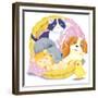 Animal Babies - Humpty Dumpty-Paul Sharp-Framed Giclee Print