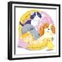 Animal Babies - Humpty Dumpty-Paul Sharp-Framed Giclee Print