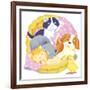 Animal Babies - Humpty Dumpty-Paul Sharp-Framed Giclee Print