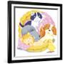 Animal Babies - Humpty Dumpty-Paul Sharp-Framed Giclee Print