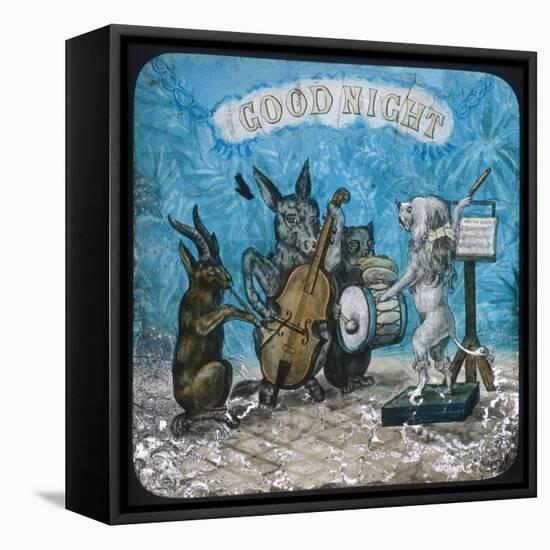 Animal Band Good Night-null-Framed Stretched Canvas