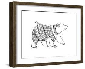 Animal Bear-Neeti Goswami-Framed Art Print