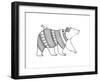 Animal Bear-Neeti Goswami-Framed Art Print