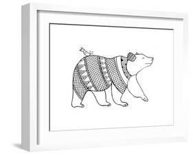 Animal Bear-Neeti Goswami-Framed Art Print