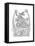 Animal Bunny 3-Neeti Goswami-Framed Stretched Canvas