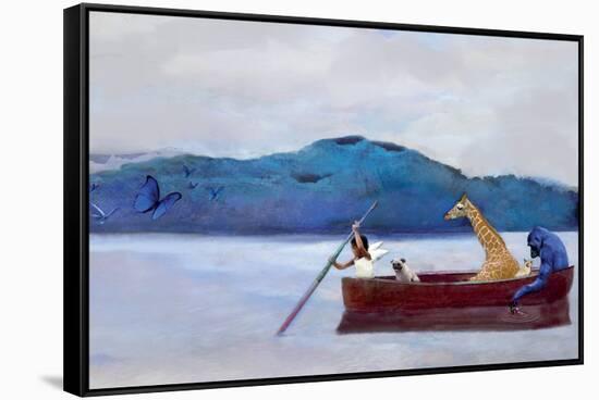 Animal Canoe-Nancy Tillman-Framed Stretched Canvas