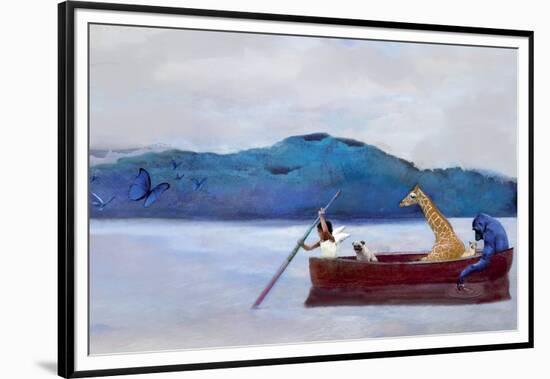 Animal Canoe-Nancy Tillman-Framed Art Print