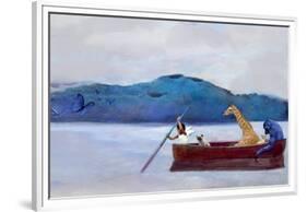 Animal Canoe-Nancy Tillman-Framed Art Print