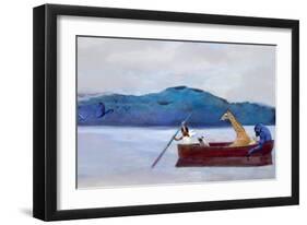 Animal Canoe-Nancy Tillman-Framed Art Print