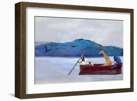 Animal Canoe-Nancy Tillman-Framed Art Print