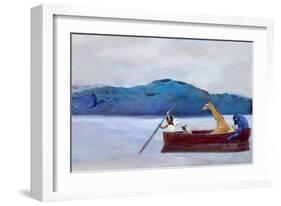 Animal Canoe-Nancy Tillman-Framed Art Print